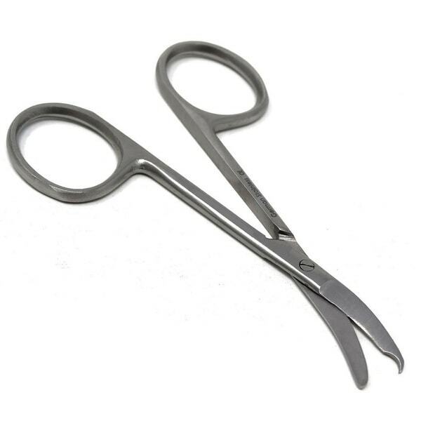 Suture Stitch Scissors for Delicate Suture Removal One Small Hook Shaped Tip