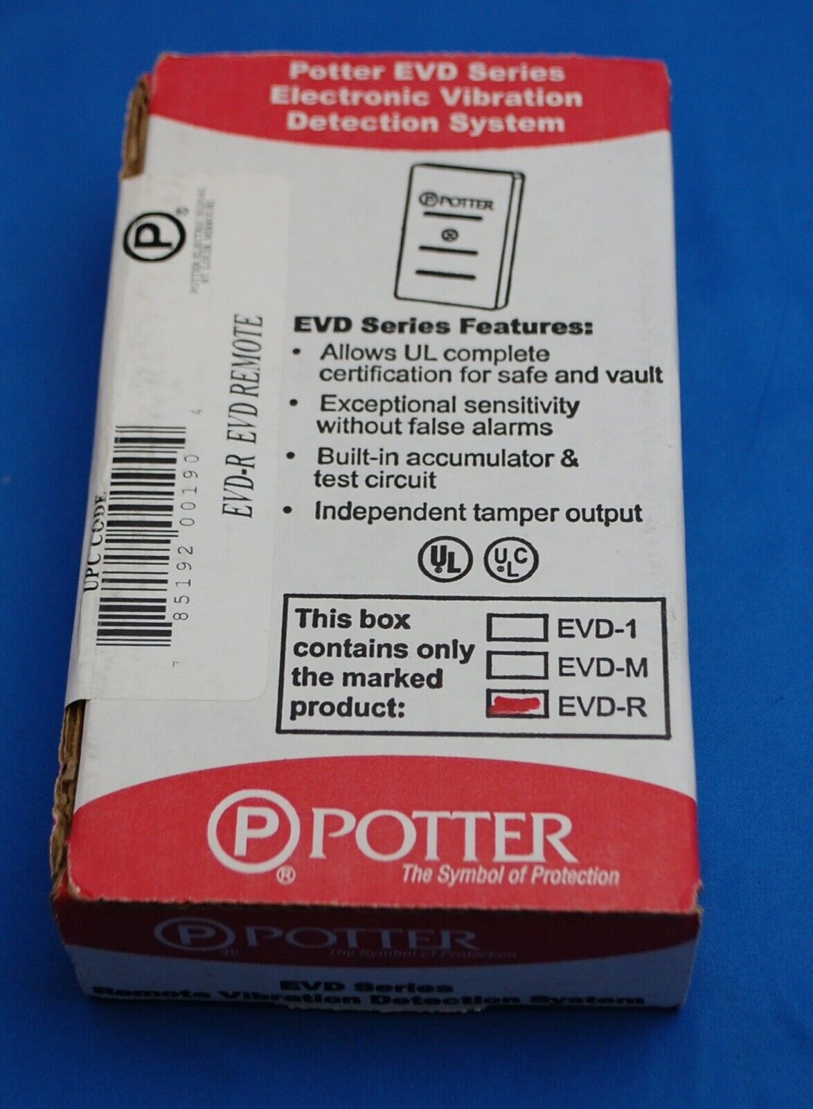 Potter Electric EVD-R / 2020260 /  EVD Series Remote Vibration Detection System