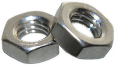 Stainless Steel Fine thread thin jam half height Hex Nuts 5/16-24 Qty 25 picture