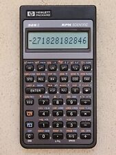 HP Hewlett Packard 32SII RPN Scientific Calculator, new batteries, works great picture