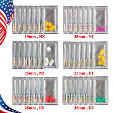 Dental Endodontic Endo Memory Engine Rotary Root Canal NiTi File 25mm files 6PCS picture