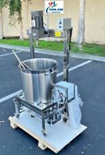 NEW 40L Steam Kettle Mixer Hand Crank Tilt Natural Gas and Electric Stirrer  picture