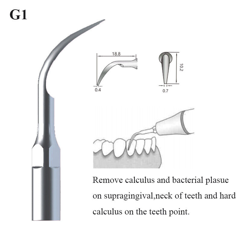 G P E Scaling Tip Dentist Ultrasonic Piezo Scaler Tips Fit Woodpecker EMS/DTE