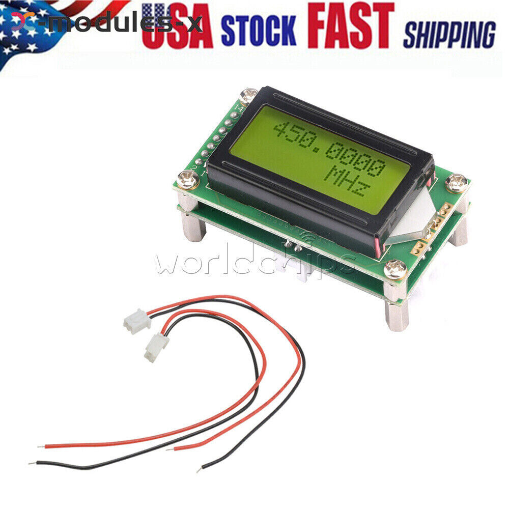 1MHz-1.2GHz LED Frequency Counter Tester Measurement For Ham Radio PLJ-0802-F US