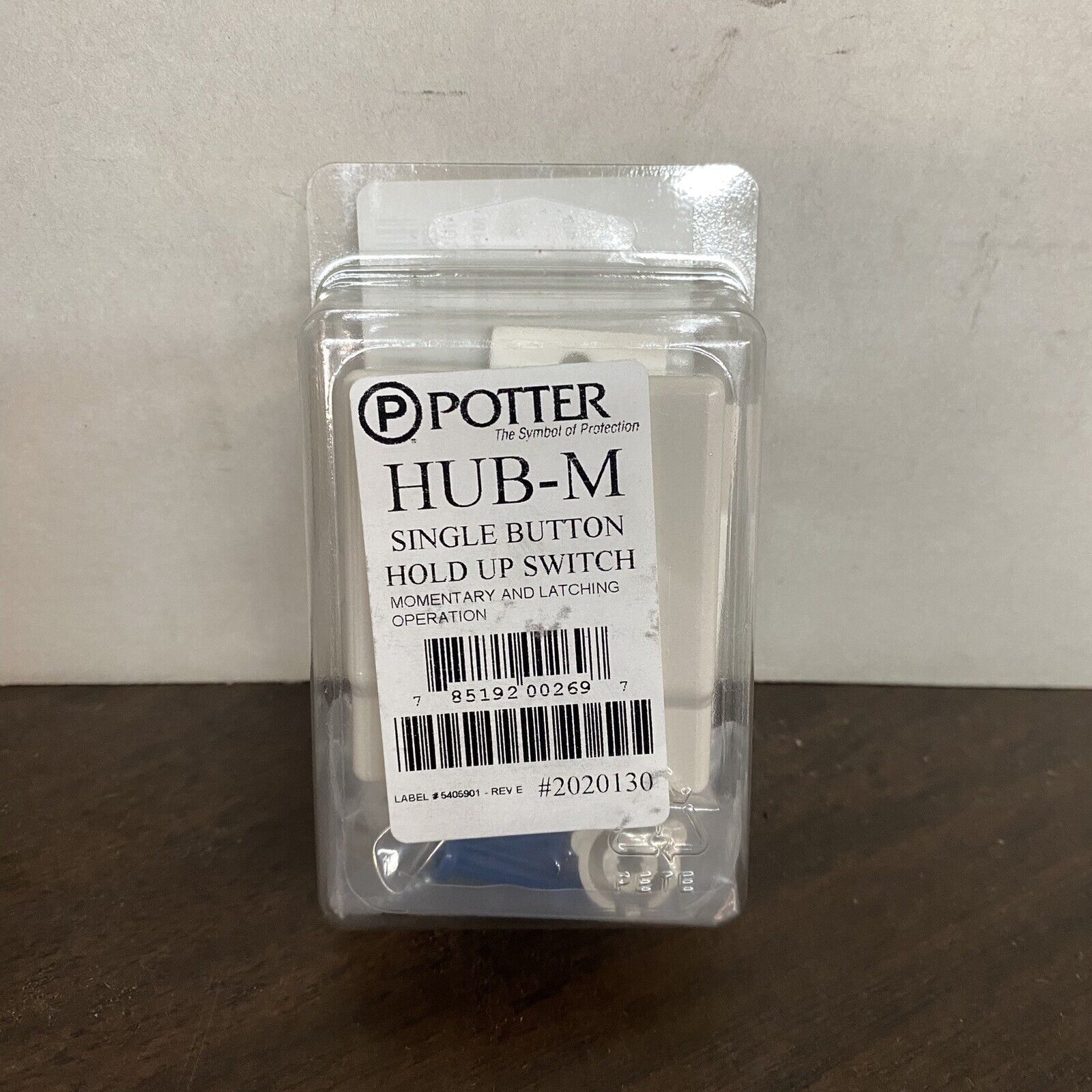 POTTER ELECTRIC HUB-M / HUBM Single Button Hold Up Switch