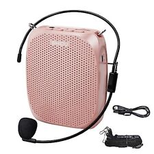 SHIDU Voice Amplifier Rechargeable Portable System speaker Wired Microphone picture