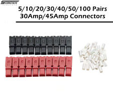 5/10/20/30/40/50/100 Pairs 30 Amp 45 Amp Plug fits Anderson Powerpole Connector picture