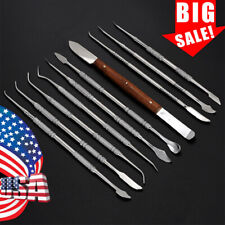 10pcs/kit Dental Lab Surgical Wax Carving Tools Set Sculpture Knife Instructment picture