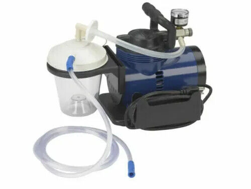 MEDICAL VETERINARY PORTABLE HIGH SUCTION VACUUM UNIT PUMP SELF CONTAINED