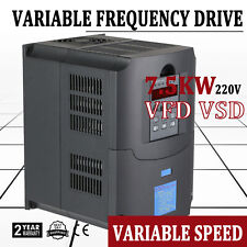 220V 7.5KW 10HP VFD Single To 3 Phase Variable Frequency Drive Inverter CNC VSD picture