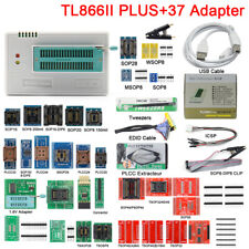 NEW T48 TL866II Plus High speed Universal Programmer+Adapters+Test Clip PIC Bios picture