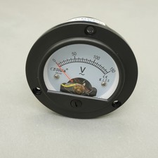 AC 0-150V Analog Voltmeter Analogue Volage Panel Meter Dia. 66.4mm DH52 picture