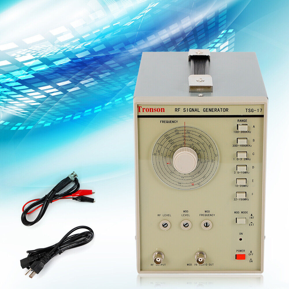 TSG-17 Signal Generator 100kHz-150MHZ RF/AM Radio Frequency Signal Generator NEW