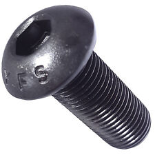 0-80 Button Head Socket Cap Screws Alloy Steel Grade 8 Black Oxide Allen Hex picture