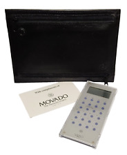 Vizio Alarm Clock Calculator Converter Leather Case Movado The Museum Watch picture