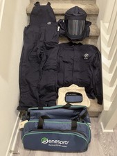 Enespro 40 Cal Arc Flash PPE Kit Jacket, Bibs, Helmet Size EXTRA LARGE XL32 picture