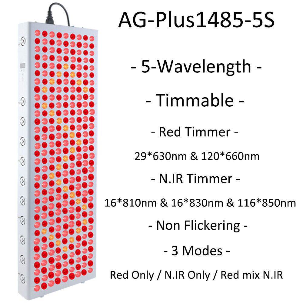 AG-Plus 300W-1500W 660nm Red Light Therapy 850nm Infrared Light LED Full Body