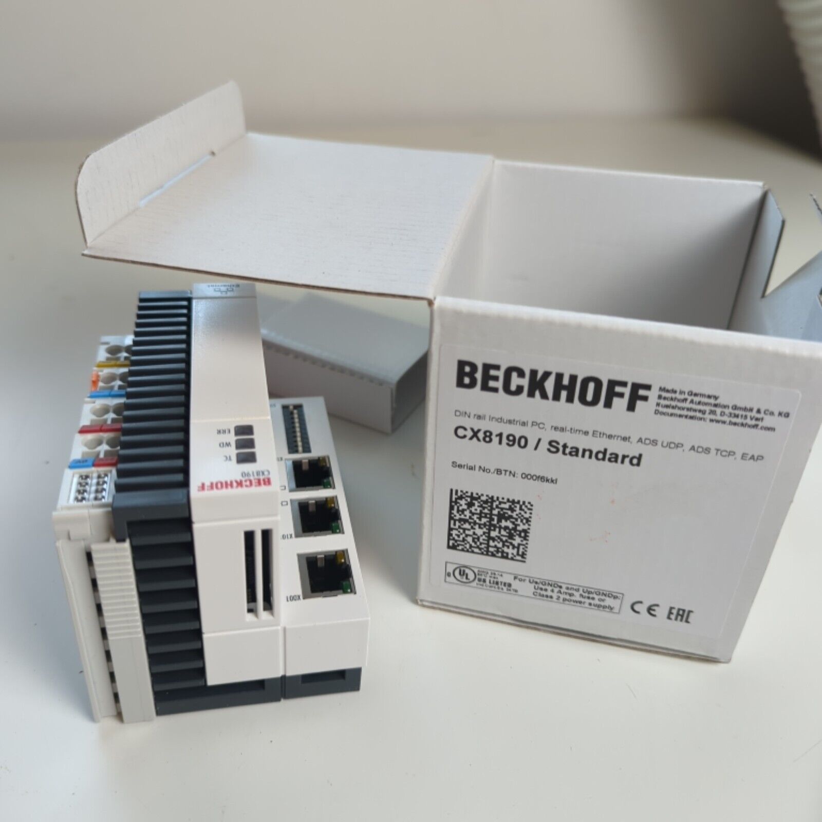BECKHOFF CX8190 Embedded-PC Ethernet Controller