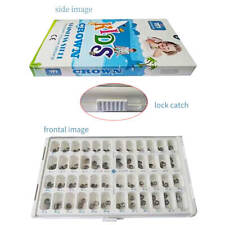 Dental Kids Primary Molar Crowns Stainless Steel Pediatric Crown Kit 48 Size picture