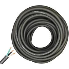 WindyNation Cable Cord 75' Jacketed Copper 14/3 14-Gauge 3 Conductor 300V Black picture
