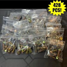 Grade 10.9 Metric Flange Bolt & Flange Nut Yellow Assortment Kit - 428 Pieces picture