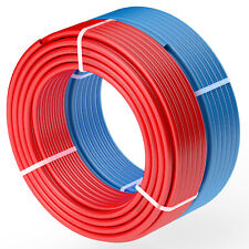 VEVOR 1/2” 2x100ft Blue & Red PEX-A Tubing/Pipe for Potable Water with Cutter picture