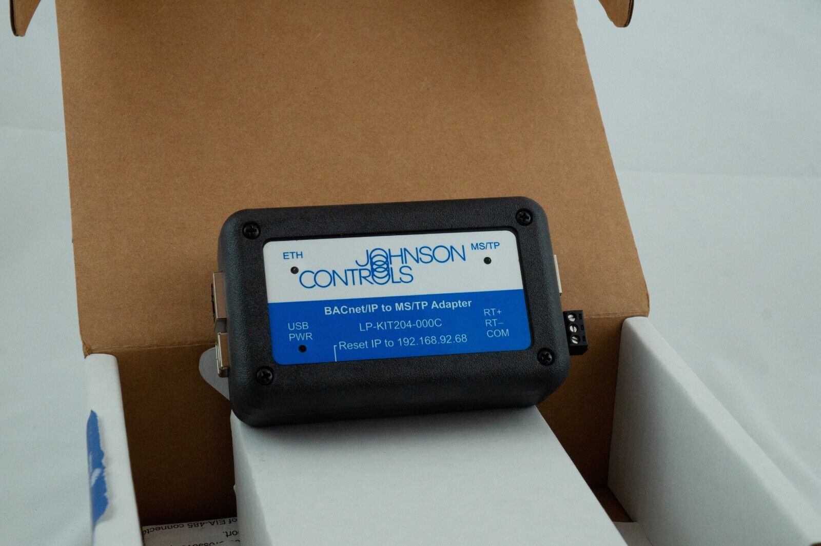 NEW Johnson Controls LP-KIT204-000C BACnet®/Internet Protocol to MS/TP ADAPTER