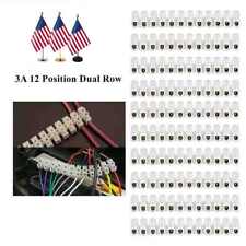 10PCS Dual Row 12 Positions 3A Screw Terminal Electric Barrier Strip Block picture