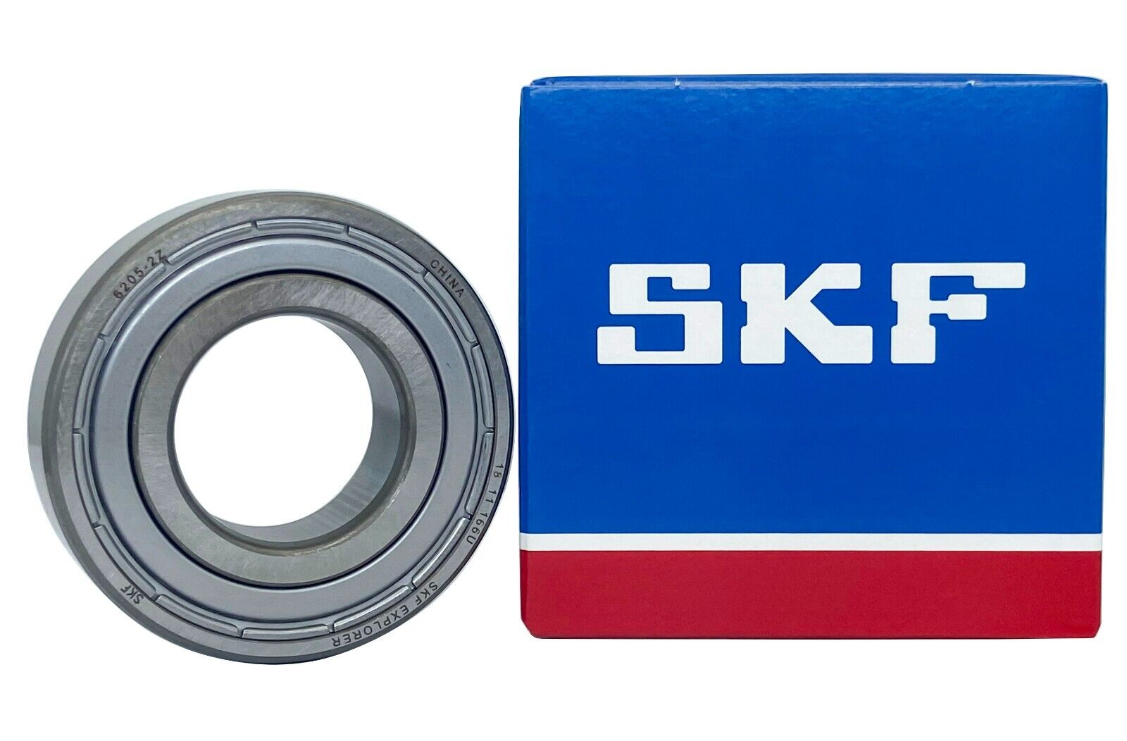 2PACK SKF 6205-2Z  25X52X15MM Double Metal Seal Ball Bearings