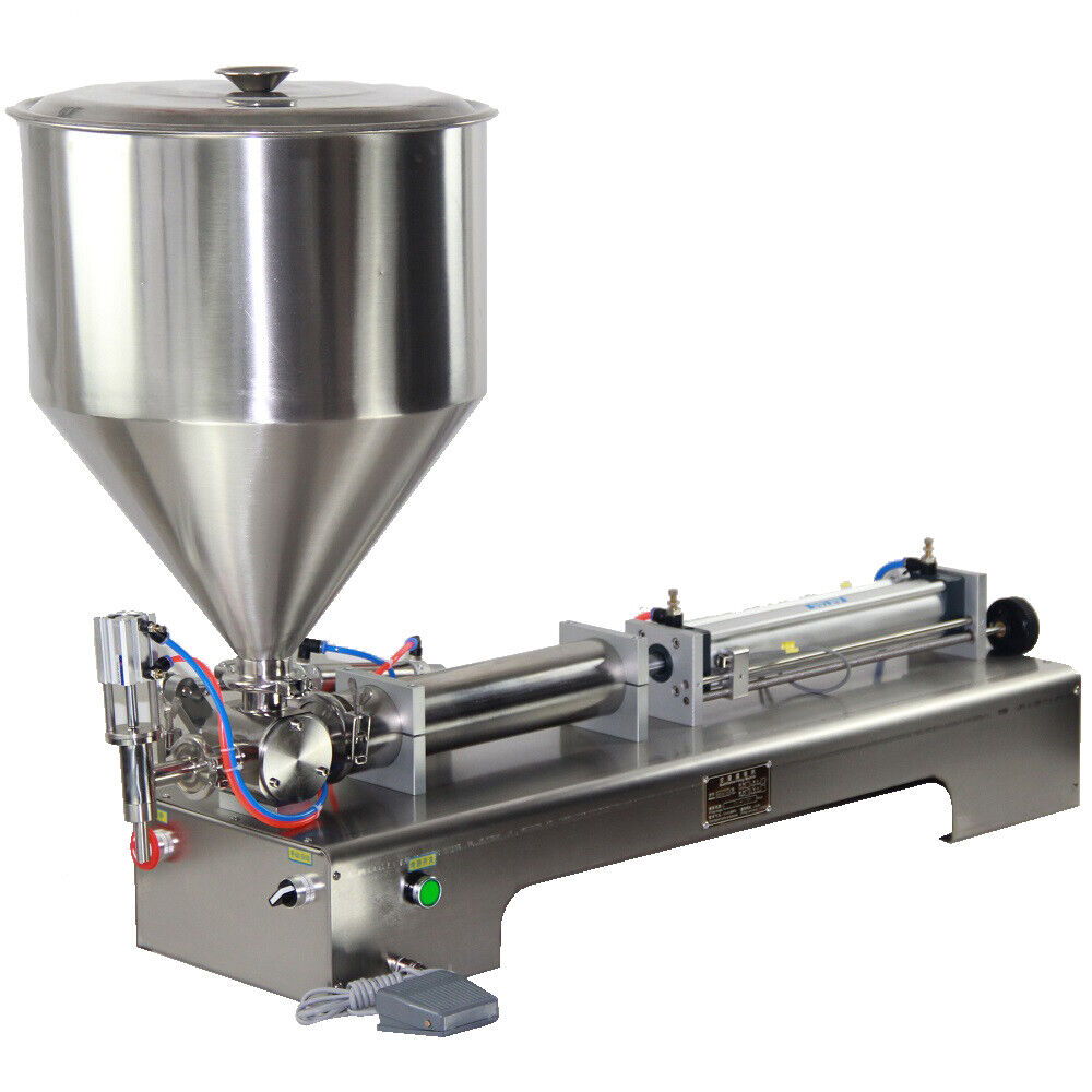 10-5000ml Liquid Paste Filling Machine Pneumatic Piston Filler Bottle Packing