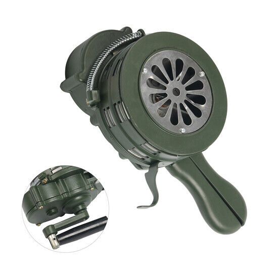 Hand Crank Portable Metal Alarm/Siren Loud 110±2dB Mount Metal Alarm/Siren