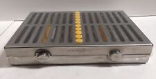 Dental Surgical 10 Instruments Sterilization Cassette Tray Rack Case Yellow picture