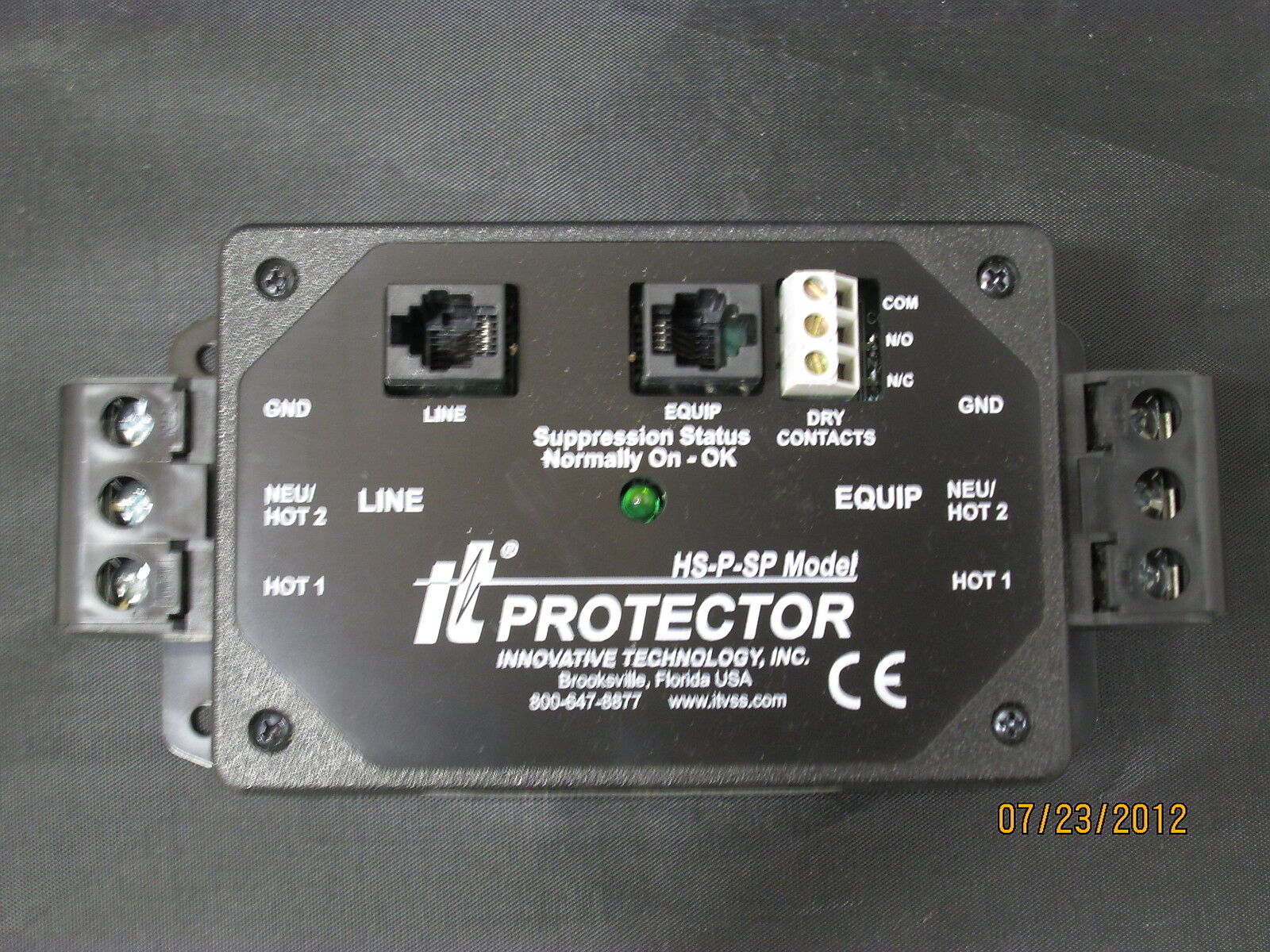 IT Innovative Technologies Surge Protector   HS-P-SP-120-30A-RJ new