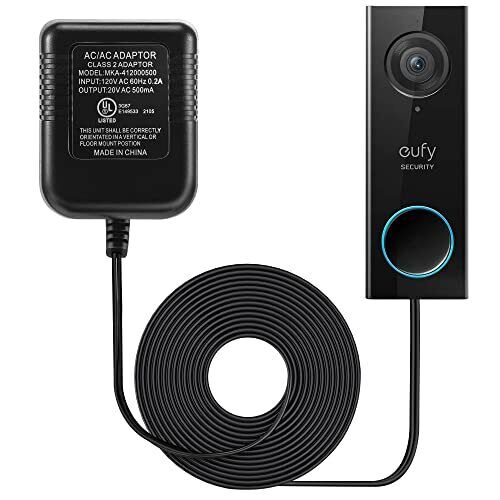 16-24V Transformer C-Wire Power Adapter For Eufy Blink Video Doorbell 16.4 ft