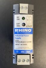RHINO AUTOMATION DIRECT PSP05-DC24-5 Industrial Power Supply Input 18-75VDC picture