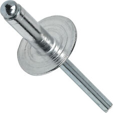 Large Flange Pop Rivets Aluminum Body Steel Mandrel Dome Head Blind Every Size picture