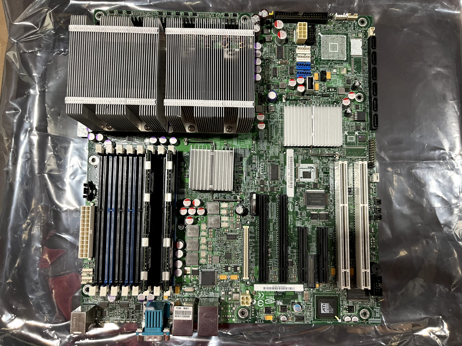INTEL S5000PSL Multi-Core Xeon Motherboard / Server Board w/ 2X L5420 & 2X2G RAM