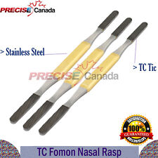  TC Fomon Double Ended Nasal Rasp Set Of 3Pcs For Orthopedic Instruments picture
