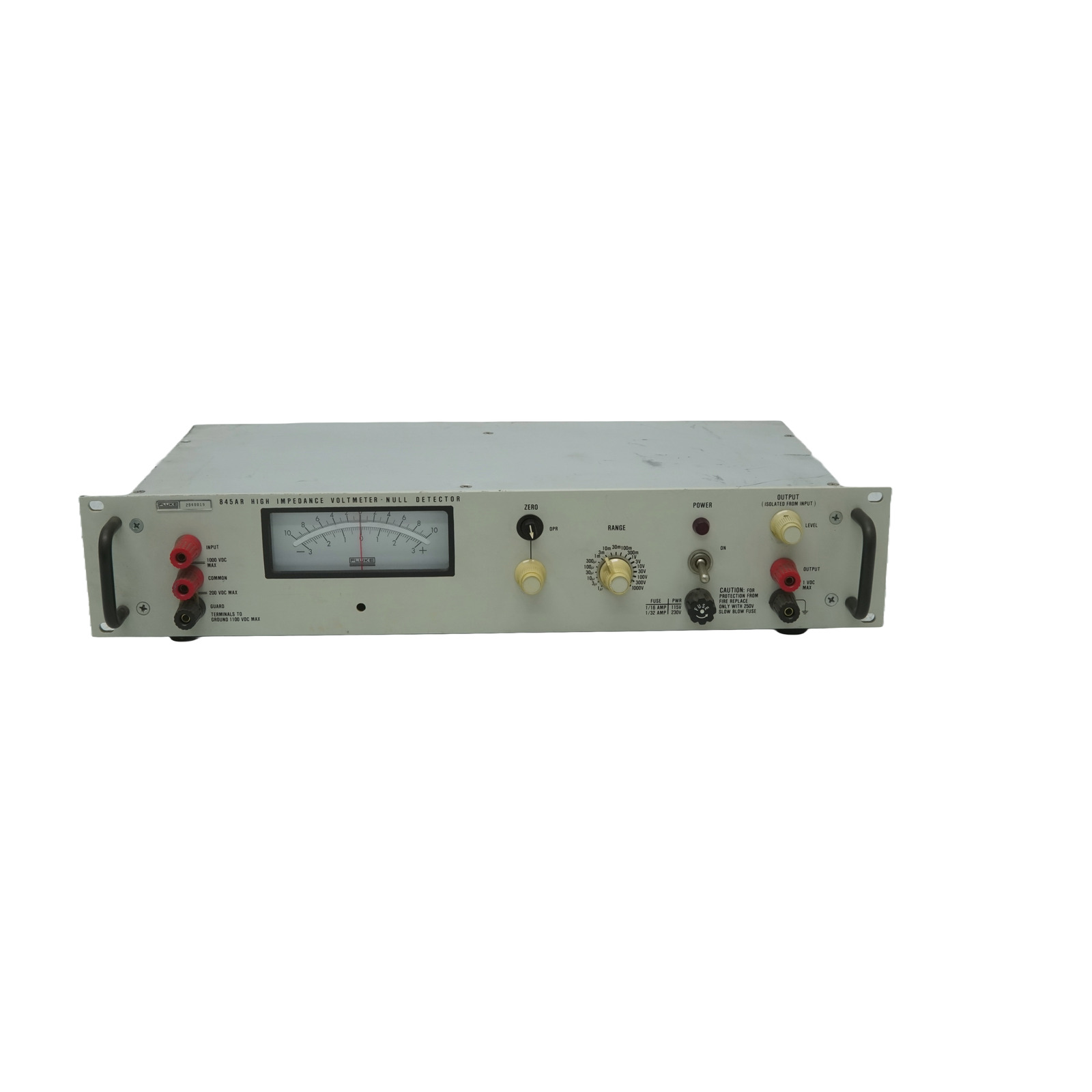 Fluke  845AR High Impedance Voltmeter-Null Detector