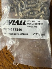 MS24693S50 Stainless Flat Head Screws Aviall Tagged 10-32 Aircraft NOS RV picture