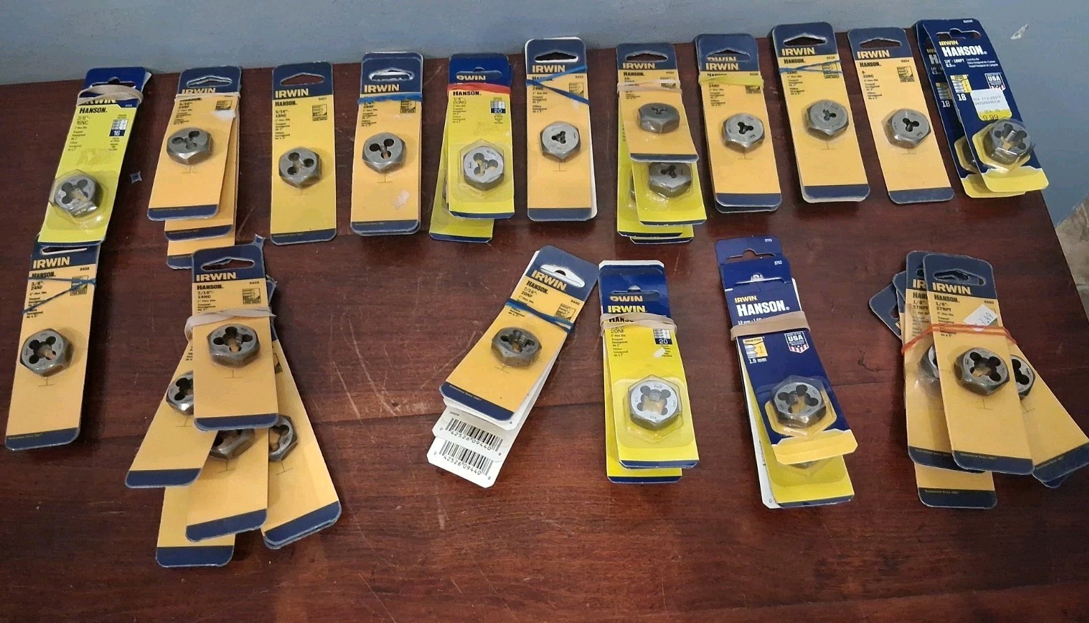 Huge Lot Of 51 Irwin Hanson Hex Dies All New In Package Various Sizes Mixed Lot