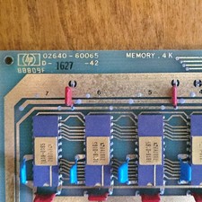HP MEMORY 4K 02640-60065 Single-Sided FR-4 PCB Edge Connector picture