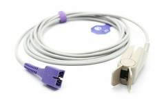Nellcor Compatible Direct Connect SpO2 Sensor Adult Clip - Same Day Shipping picture
