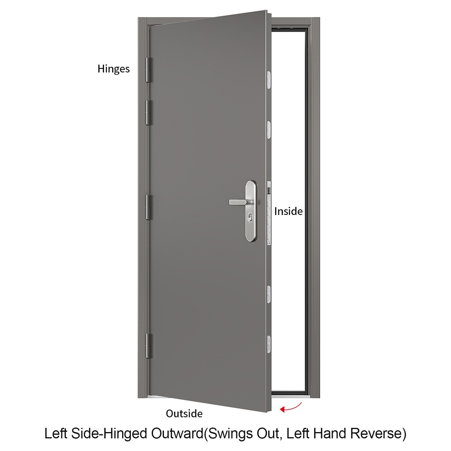 VIZ-PRO Quick Mount Steel Security Door 34 5/8\