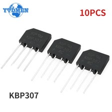 10X Bridge Rectifier KBP307 3A 1000V Flat Bridge Diode Bridge Rectifier For PCB picture