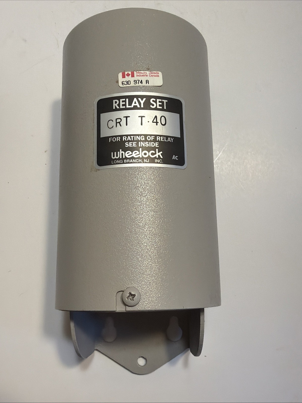 Wheelock CRT-T-40 Telephone Ringing Relay 39-150V 20-30Hz P/N 100049