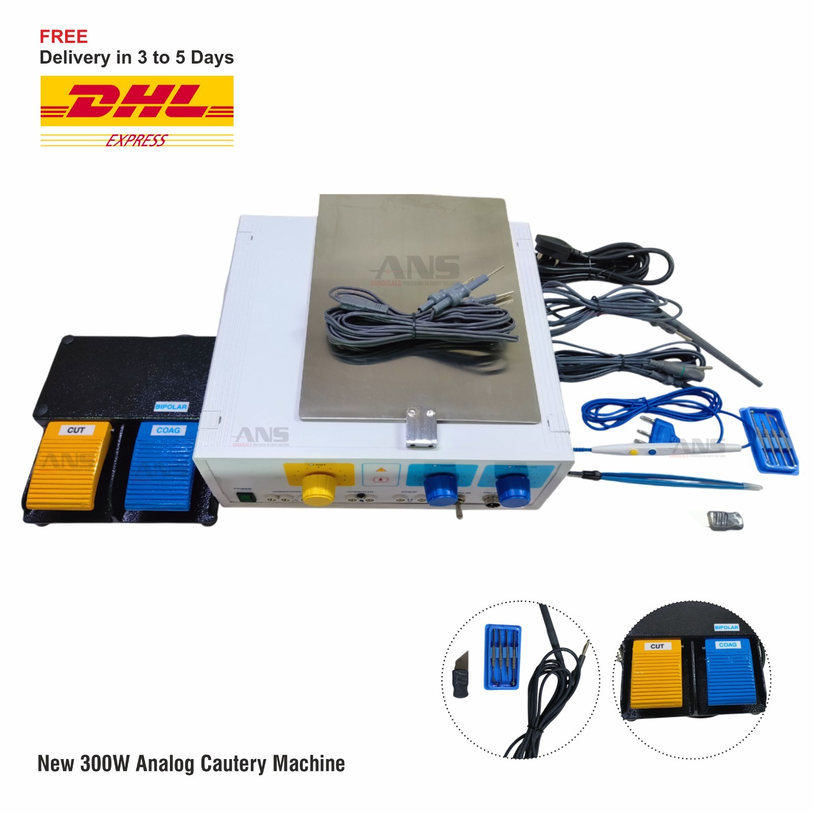 New Electrosurgica l Machine 300W Solid State Electric surge Analog 110V 220V