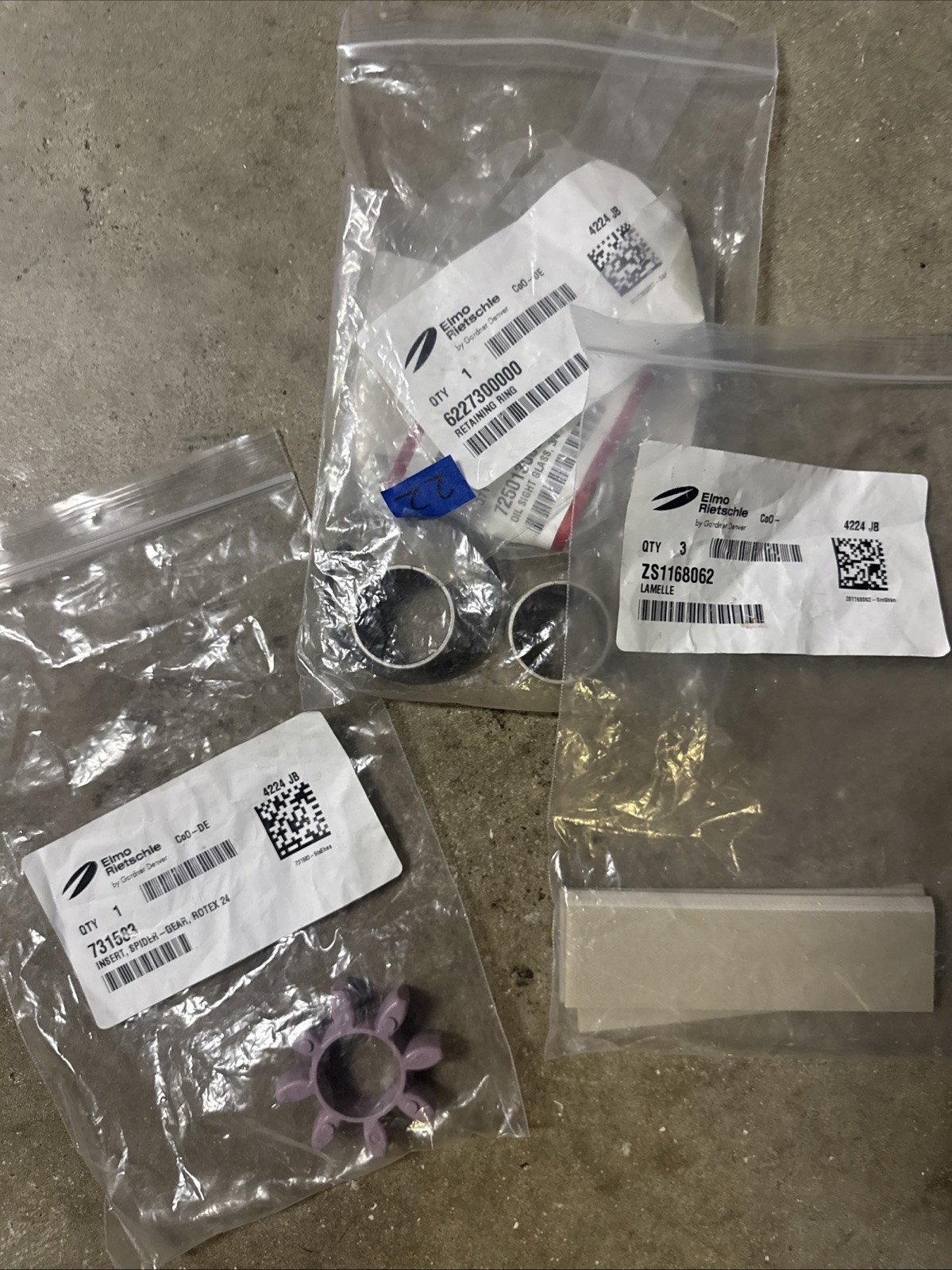GARDNER DENVER 731583, ZS1168062 62273000 BRAND NEW) Elmo Rietschle Vacuum pump