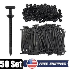 50pcs Nylon Universal Cable Tie Buckle Heavy Duty Self-Locking  picture