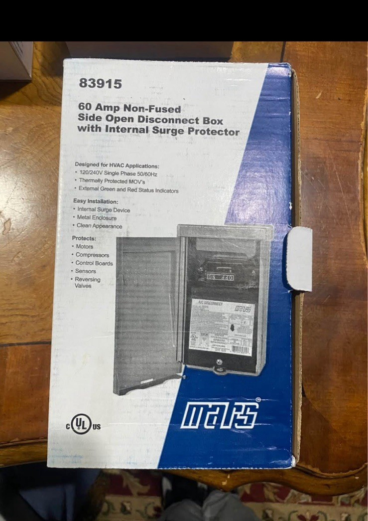 Mars A/C Disconnect with Surge Protector